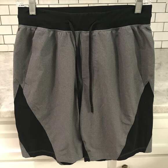 Lululemon Shorts Mens Large Drawstring 9 Inch Inseam Athletic Gym Running - Picture 1 of 10